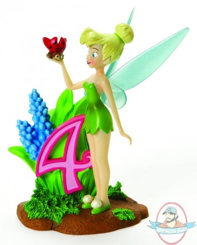 Disney Showcase Tinker Bell Tink by The Numbers Four Figurine Disney Showcase Tinker Bell Tink by The Numbers Four Figurine