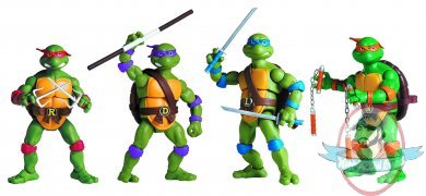 Teenage Mutant Ninja Turtles 6" Retro Collector's Fig Series 01 Set 4