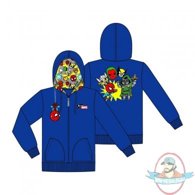  Tokidoki X Marvel Floating Heads Zip-Up Hoodie Extra Large