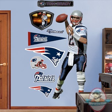 Fathead Tom Brady (away) New England Patriots NFL Fathead Tom Brady (away) New England Patriots NFL