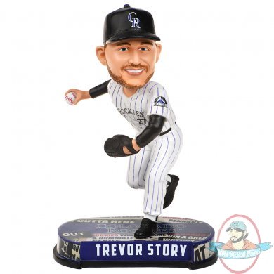 MLB 2017 Trevor Story Colorado Rockies BobbleHead Forever 