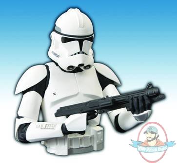 Star Wars Clone Trooper Bust Bank Diamond Select New Star Wars Clone Trooper Bust Bank Diamond Select New
