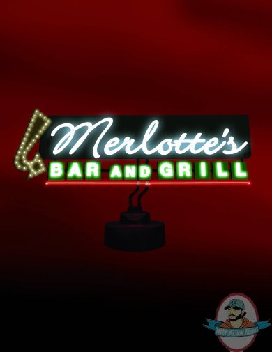 True Blood Merlottes Bar Neon Sign by DC Direct True Blood Merlottes Bar Neon Sign by DC Direct