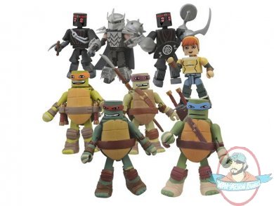 Teenage Mutant Ninja Turtles Minimates Series 1 Counter Display of 18 Teenage Mutant Ninja Turtles Minimates Series 1 Counter Display of 18