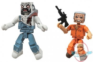 Walking Dead Minimates Series 3 Hershel & Farmer Zombie 2 Pack