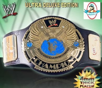 WWE Ultra Deluxe World Championship Attitude Replica Belt