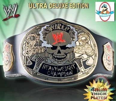 WWE Ultra Deluxe Smoking Skull Replica Belt WWE Ultra Deluxe Smoking Skull Replica Belt