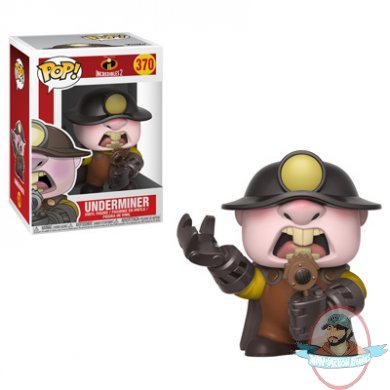 POP! Disney Incredibles 2 Underminer # 370 Vinyl Figure by Funko