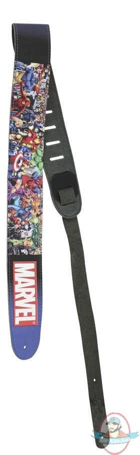 Marvel Comics Marvel Universe Leather Guitar Strap by Peavey Marvel Comics Marvel Universe Leather Guitar Strap by Peavey