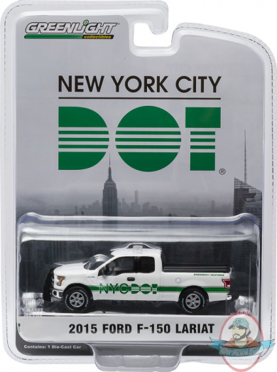 1:64 Blue Collar Collection Series 1 2015 Ford F-150 Lariat GreenLight