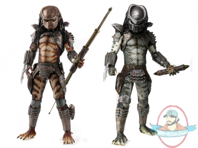 Predator 2 1/4 Scale Set of 2 Figures 19"inch by Neca