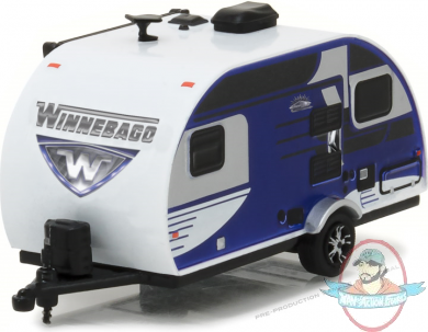 1:64 Hitched Homes Series 2 2016 Winnebago Winnie Drop Blue Greenlight