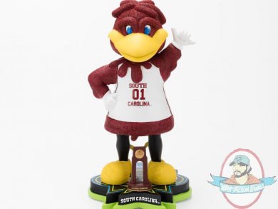 South Carolina Womans ChampionShip Mascot Cocky bobblehead 2017