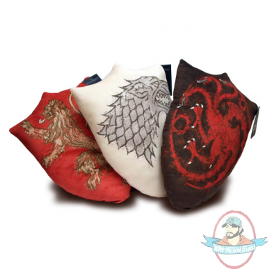 Game of Thrones House Sigil Plush Throw Pillow Set of 3 Game of Thrones House Sigil Plush Throw Pillow Set of 3