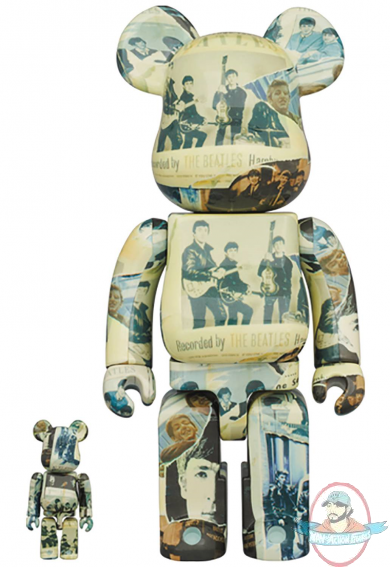 The Beatles Anthology Bearbrick 400% & 100% 2 Pack Medicom The Beatles Anthology Bearbrick 400% & 100% 2 Pack Medicom