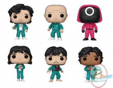 Pop TV Squid Games Set of 6 Vinyl Figures Funko