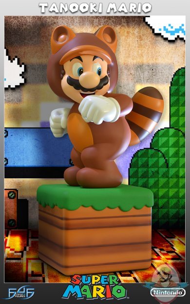 Tanooki Suit Mario 15 inch Statue First 4 Figures