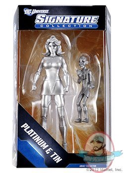DC Universe Signature Club Infinite Earth Platinum & Tin Figure Mattel