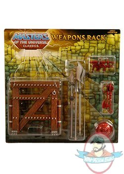 Masters Of The Universe Classics Weapons Rack Reissue by Mattel T5814 Masters Of The Universe Classics Weapons Rack Reissue by Mattel T5814