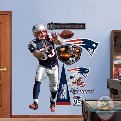 Fathead Wes Welker (wide receiver) New England Patriots NFL Fathead Wes Welker (wide receiver) New England Patriots NFL
