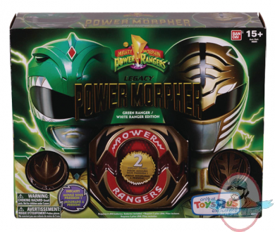 Power Rangers Legacy MMPR Morpher Green White Edition by Bandai Power Rangers Legacy MMPR Morpher Green White Edition by Bandai