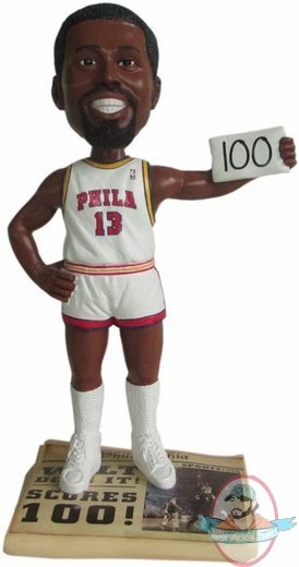 NBA Wilt Chamberlain #13 Legends Newspaper Base Bobble Head