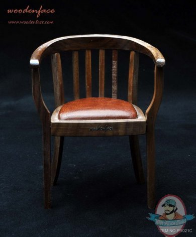 Wooden Face 1/6 Bauhaus Chair (Brown)