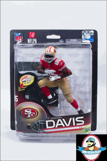 McFarlane NFL Series 32 Vernon Davis San Francisco 49ers Figure