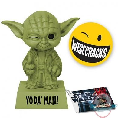 Star Wars Wacky Wisecracks Yoda Man Figure by Funko Star Wars Wacky Wisecracks Yoda Man Figure by Funko