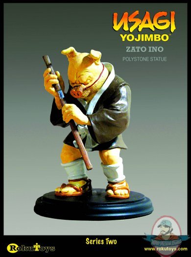 Usagi Yojimbo Zato Ino Statue Usagi Yojimbo Zato Ino Statue