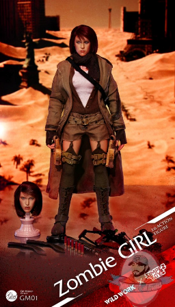 1/6 Action Figure Head Sculpt and Alice Zombie Girl Figure Simplz Toyz