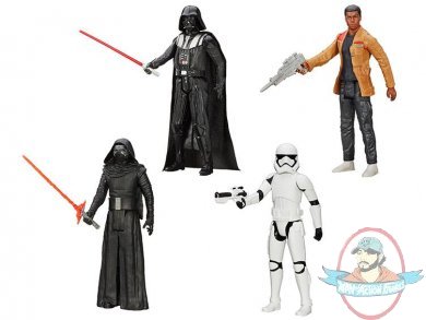 Star Wars Episode VII 12" Hero Figure Wave 1 Set of 4 Hasbro